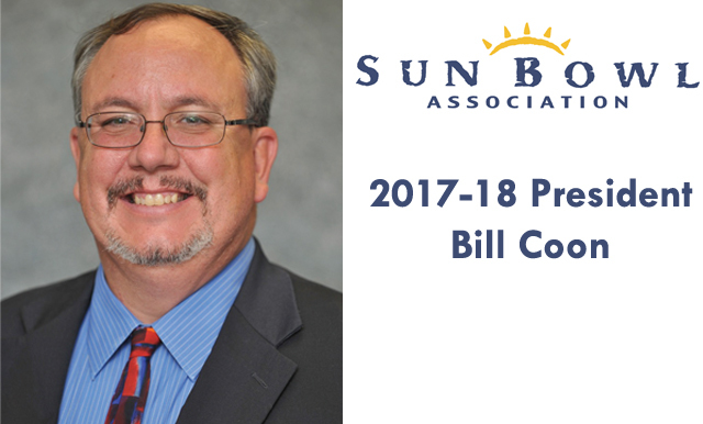 SUN BOWL ASSOCIATION ANNOUNCES BILL COON AS 2017-18 BOARD PRESIDENT